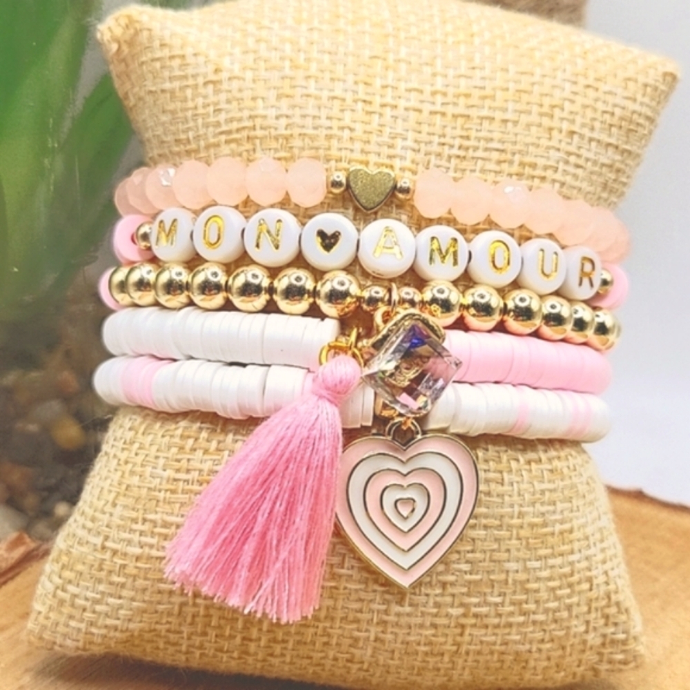 'My Love' bracelet set